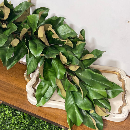 6 ft. Deluxe Faux Magnolia  Garland