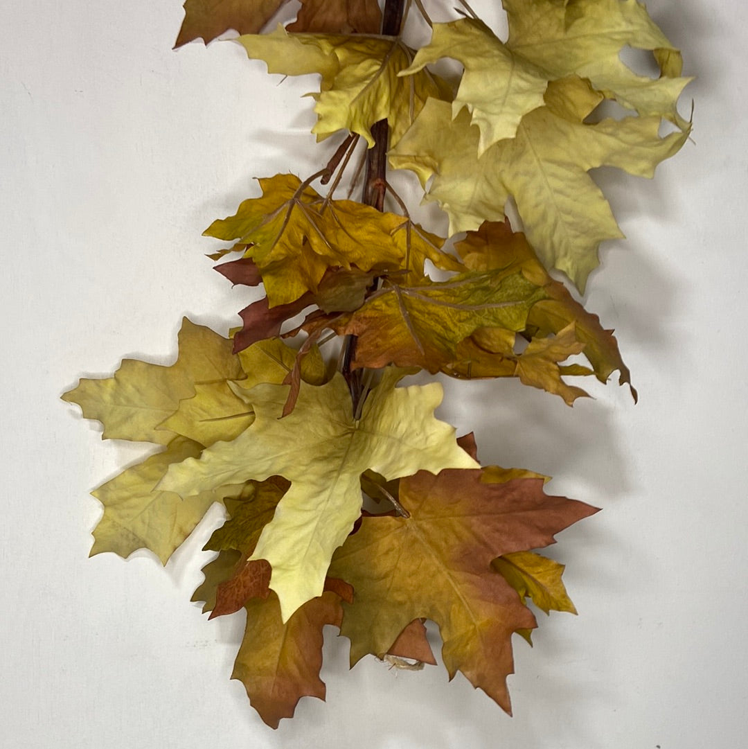 6’ Fall Leaf Garland