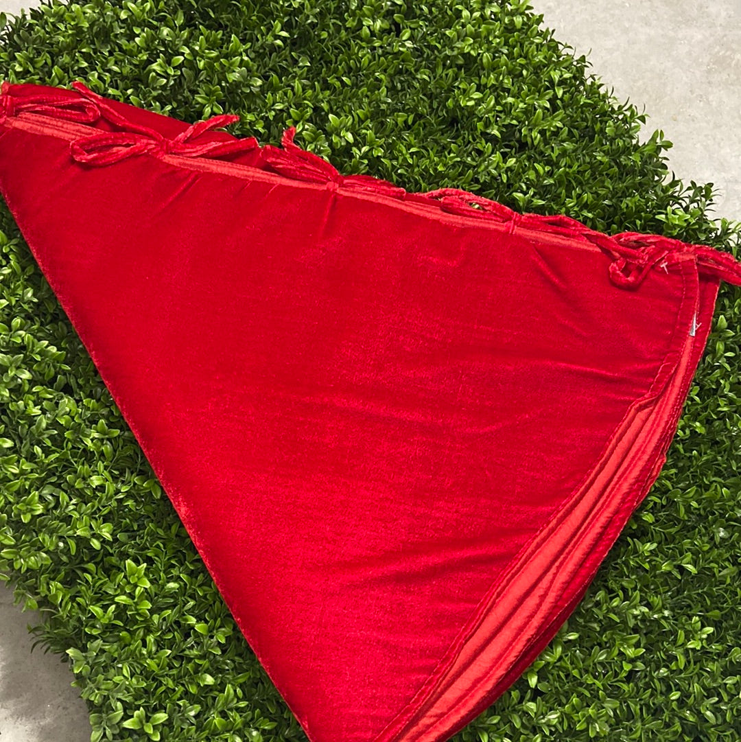 60” Red Velvet Tree Skirt